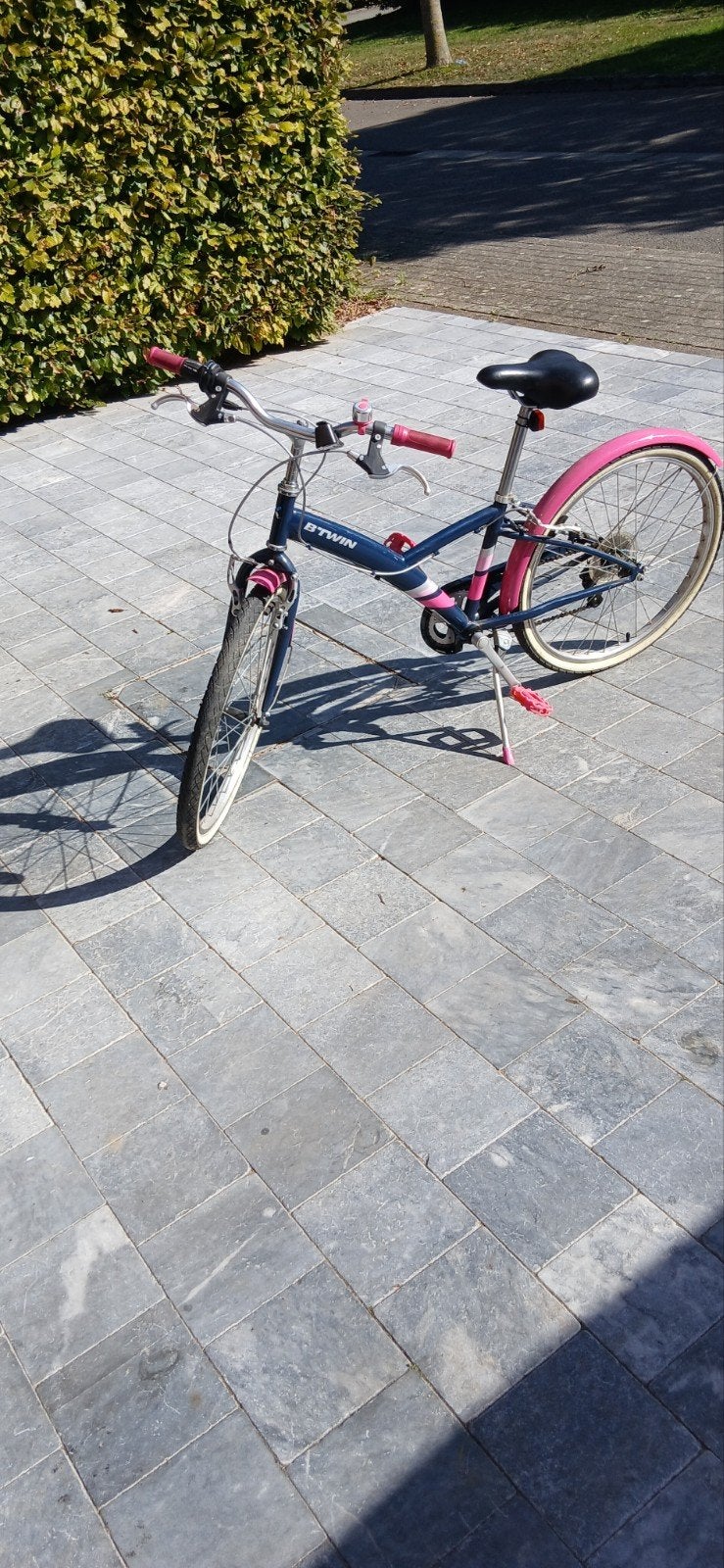 ​Vélo enfant B'Twin Original 500 - 24 pouces (Bleu nuit et r, Fietsen en Brommers, Ophalen, Gebruikt, Staal, BTWIN