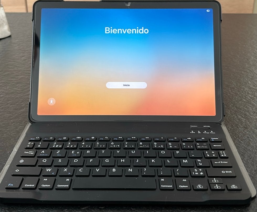 S. Galaxy Tab A9 plus, hoesje, screenprotector, toetsenbord, Computers en Software, Ophalen of Verzenden, Zo goed als nieuw, 64 GB