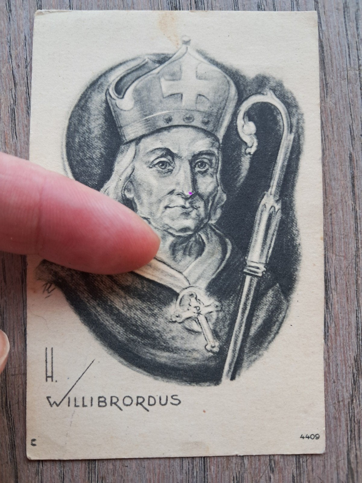 Bp met Heilige Willebrordus, Ophalen of Verzenden