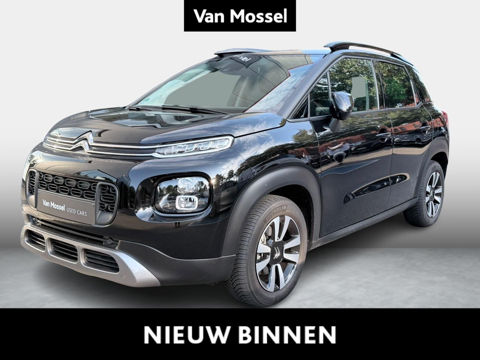 Citroën C3 Aircross 1.2 PureTech 110 S&S MAN6 Live, Auto's, Gebruikt, 109 g/km, Zwart, 5 deurs