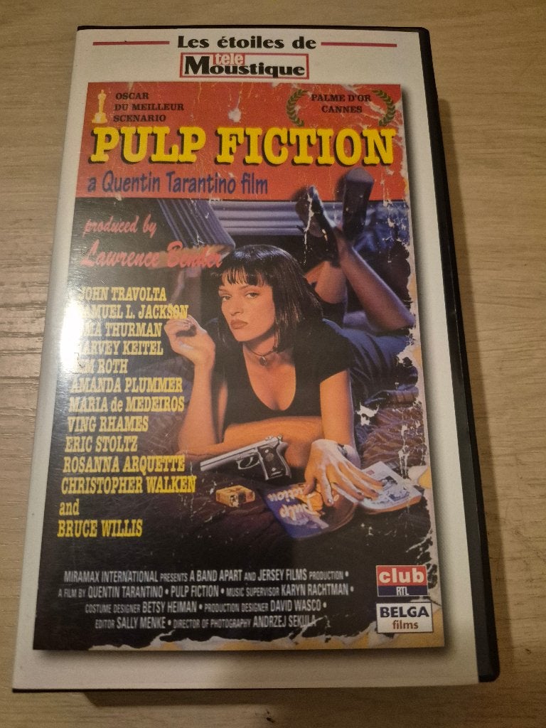 K7 VHS pulp fiction, CD & DVD, Enlèvement ou Envoi, Comédie, Français, Comme neuf