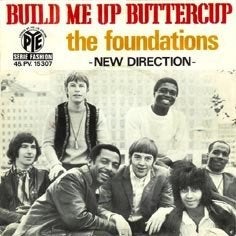 7" The Foundations – Build Me Up Buttercup / New Direction, CD & DVD, 7 inch, Utilisé, R&B et Soul, Enlèvement ou Envoi