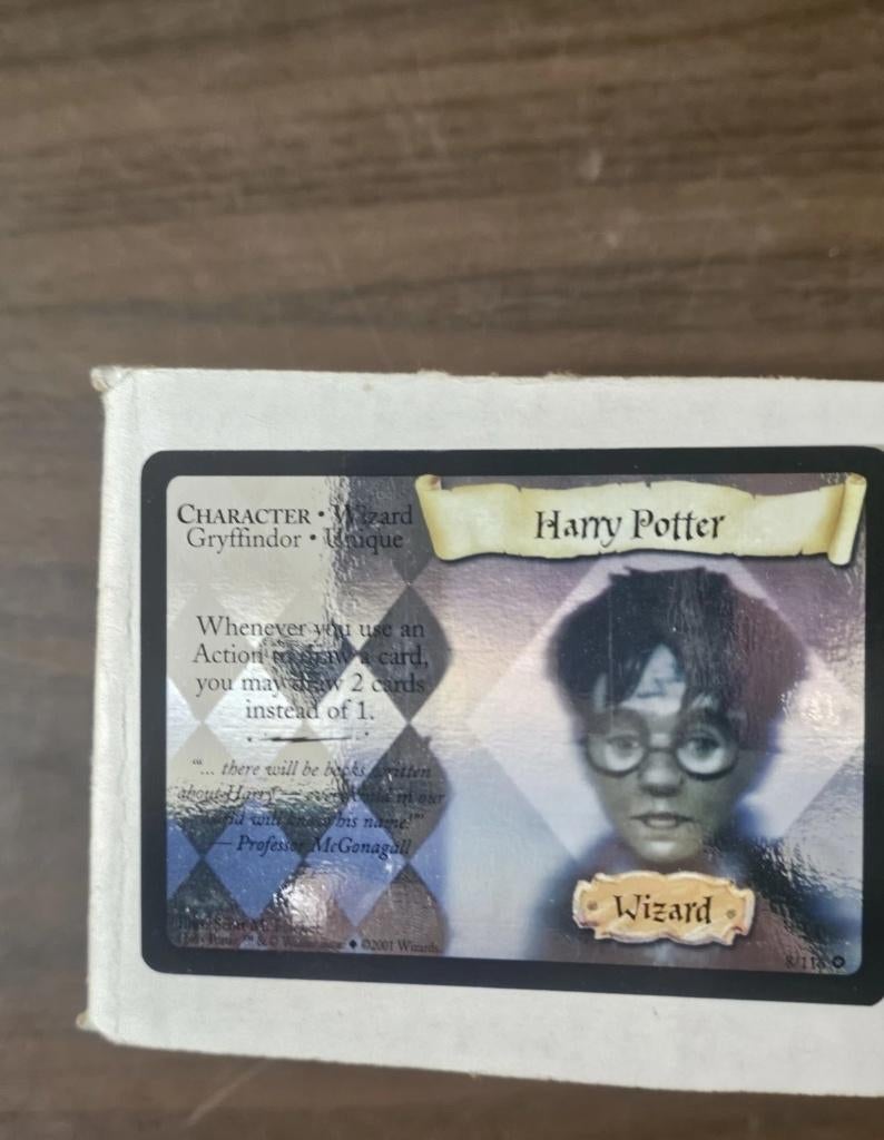 Harry Potter tcg 8/116 excellent, Envoi, Comme neuf, Autres types
