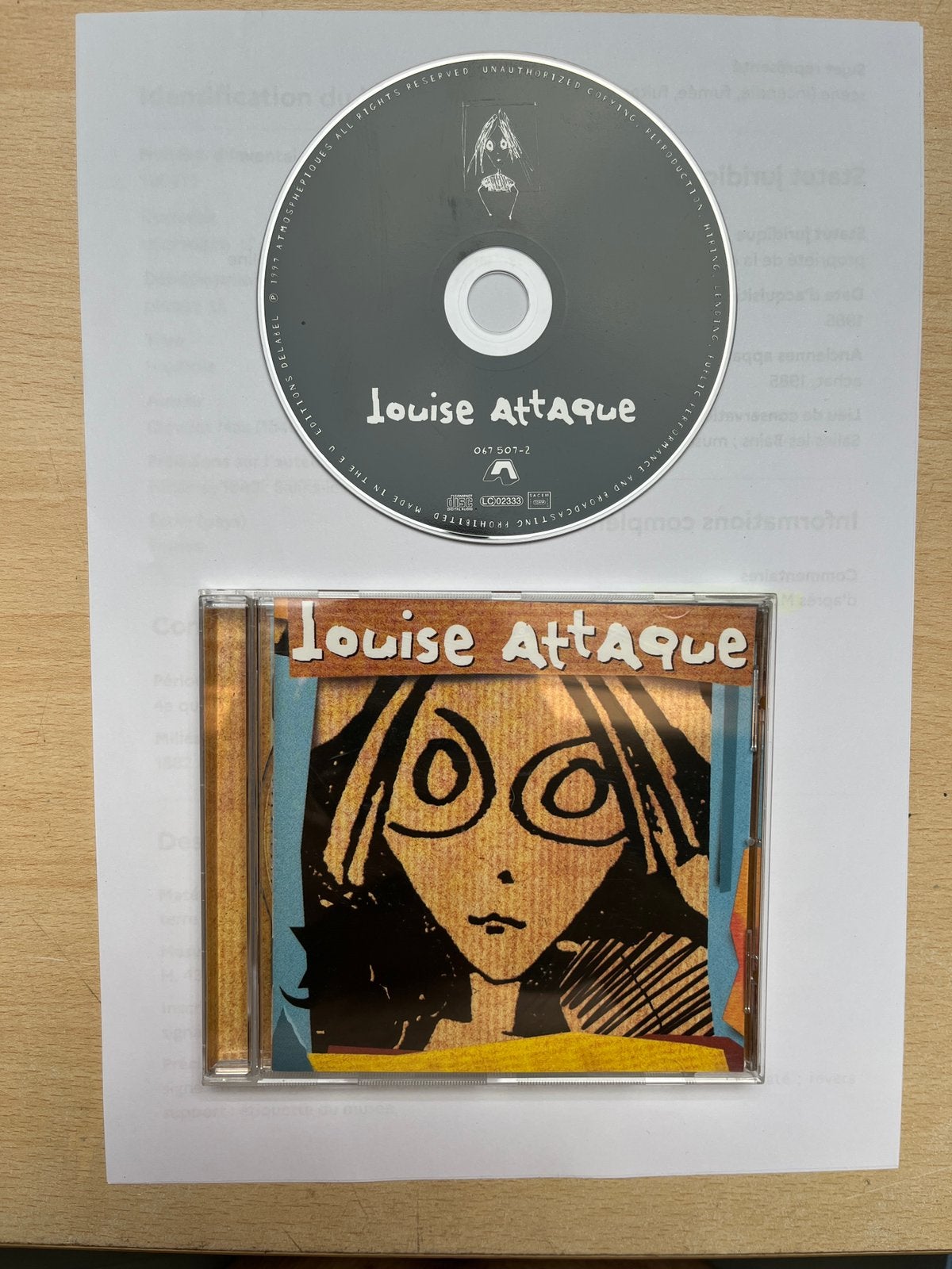 CD Louise Attaque, Boeken, Muziek, Ophalen of Verzenden, Zo goed als nieuw