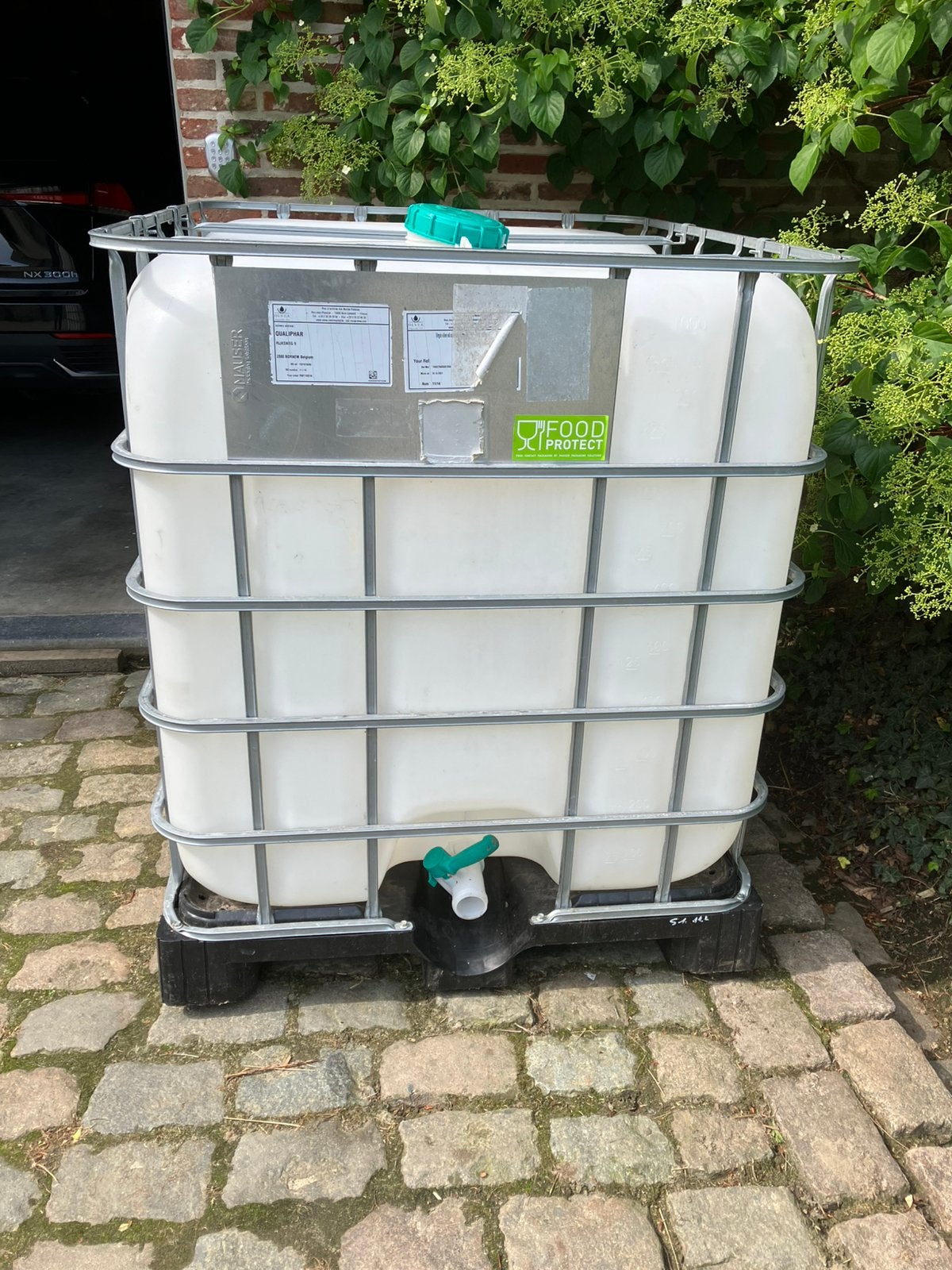 Ibc container 1000l, Tuin en Terras, 150 liter of meer, Ophalen of Verzenden, Zo goed als nieuw, Kunststof