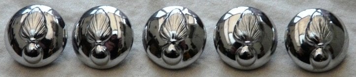 Knopen Lotje, Uniform, DT, KMar, diameter 23mm, 5 stuks.(5), Enlèvement ou Envoi, Gendarmerie, Vêtements ou Chaussures