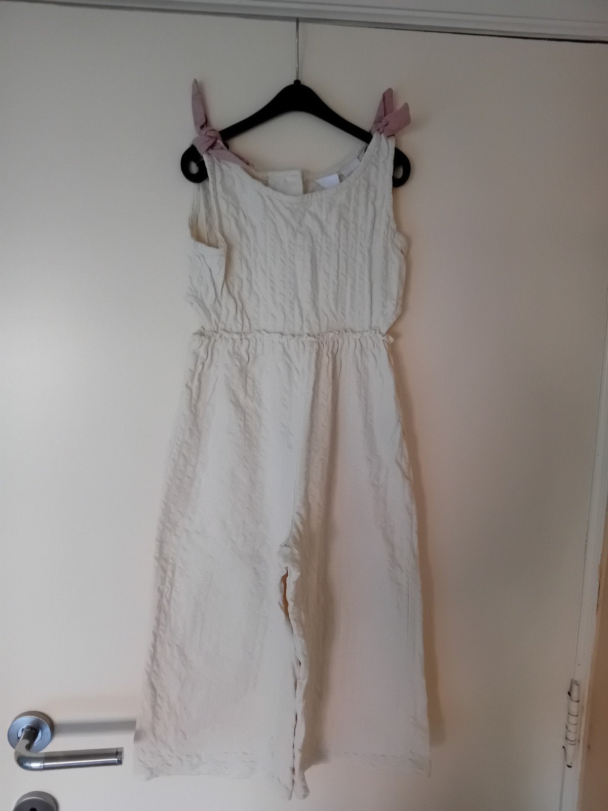 Beige jumpsuit, Overige typen, Meisje, Ophalen of Verzenden, Zo goed als nieuw