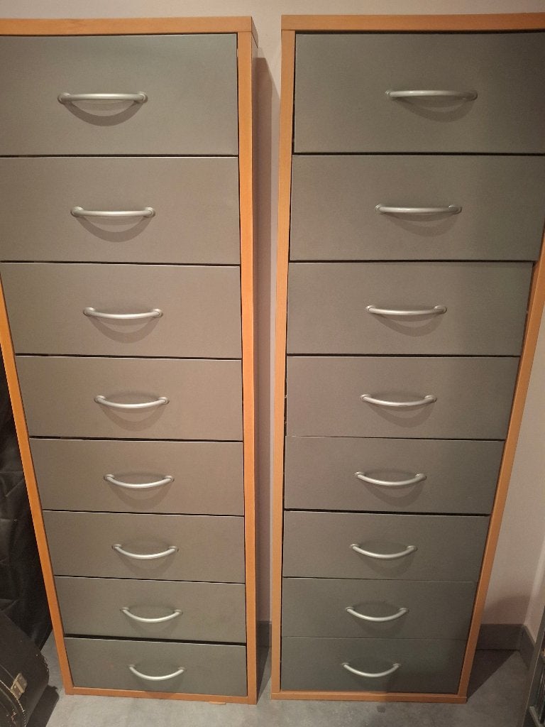 ARMOIRE À CD IKEA, Maison & Meubles, Métal, Avec tiroir(s), 150 à 200 cm, Utilisé