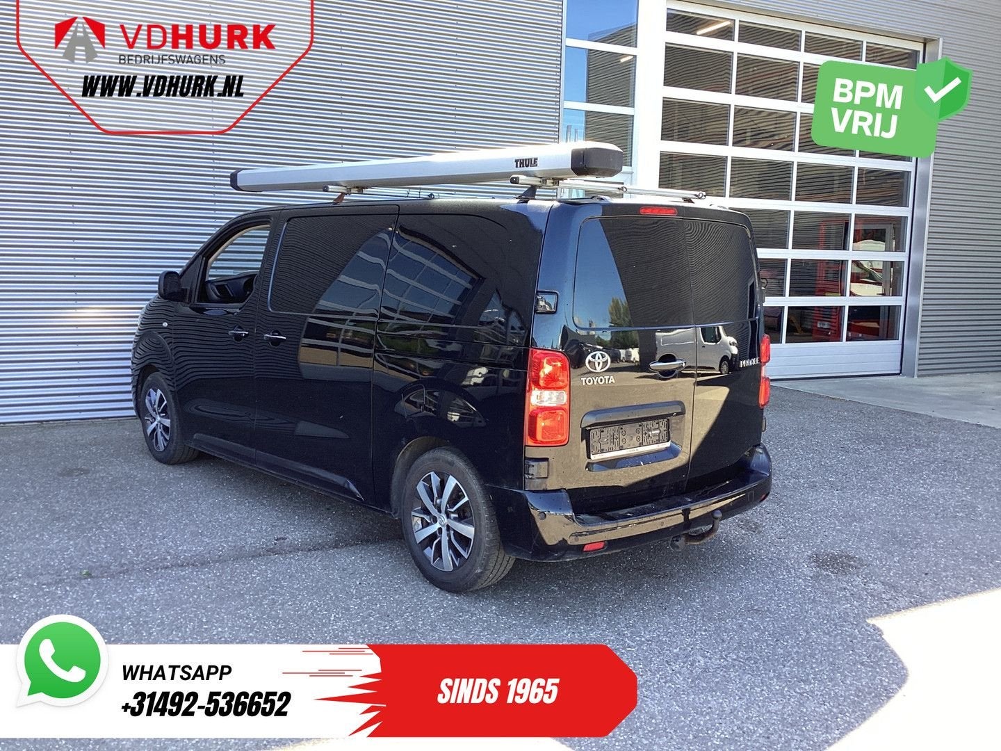 Toyota PROACE Worker 1.5 2x Schuifdeur/ Adapt.Cruise/ Head-u, Zwart, Bedrijf, Toyota, Te koop