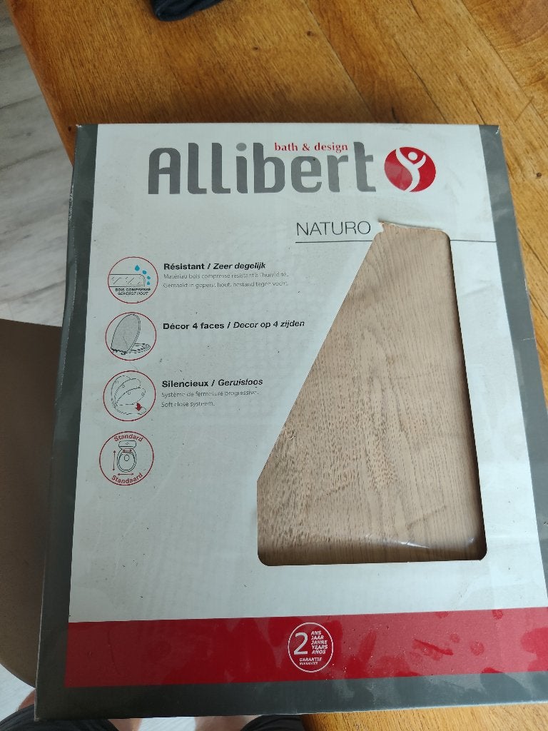 Planche de WC neuve Allibert Naturo, Bricolage & Construction, Sanitaire, Enlèvement, Neuf, Toilettes