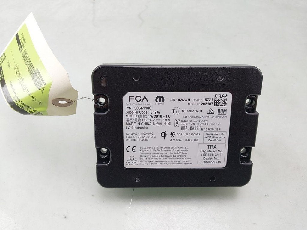DRAADLOZE TELEFOONLADER (|50561106|), Stellantis Europe S.p.A, Gebruikt, Info@alfaromeo.de, IPC D1-09 Bahnhofsplatz
65423  Rüsselsheim am Main, DE