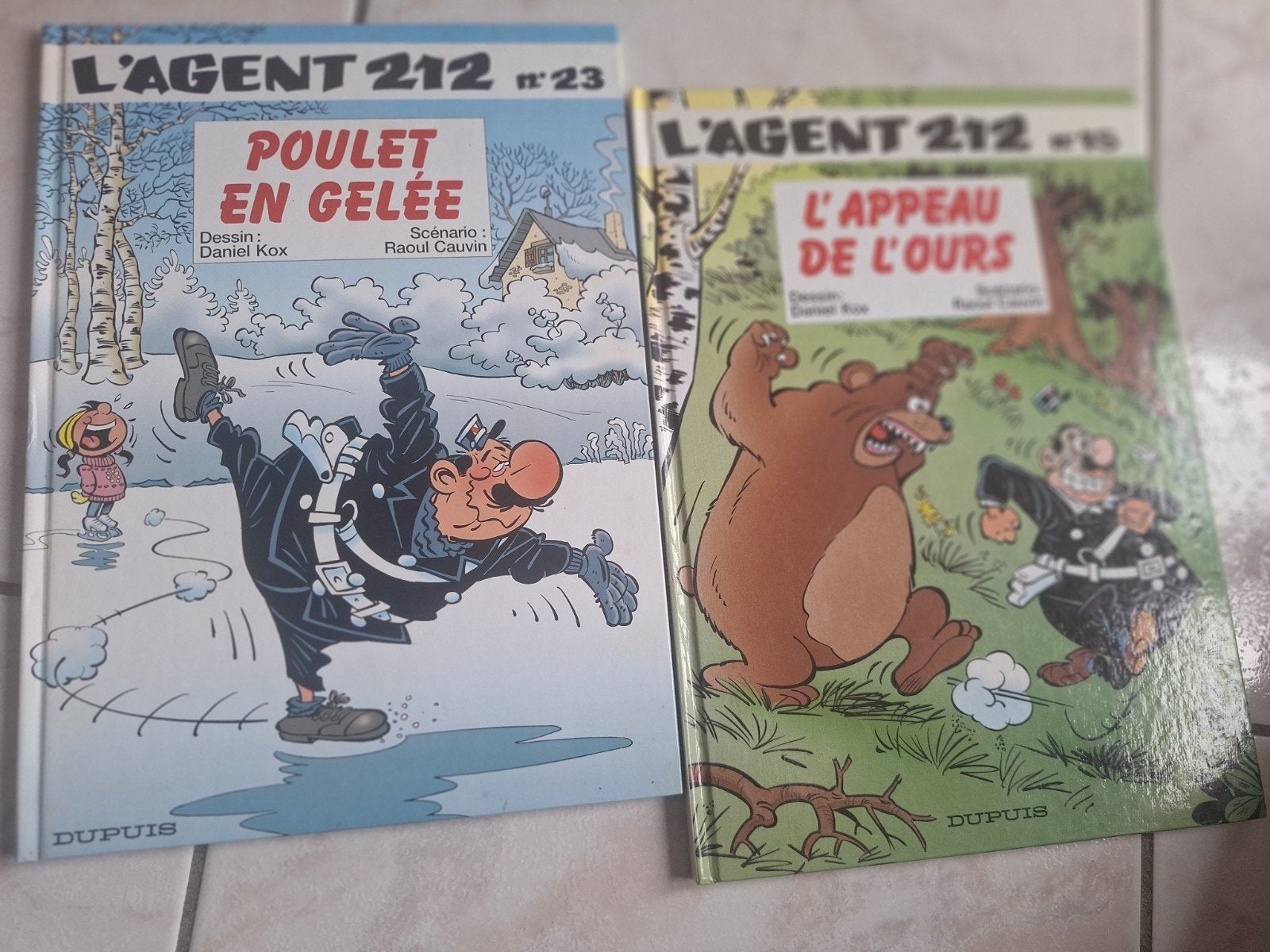 Lot de 2 Bd L'Agent 212 15,23 Premières éditions pour 9€, Boeken, Stripverhalen, Meerdere stripboeken, Ophalen, Gelezen
