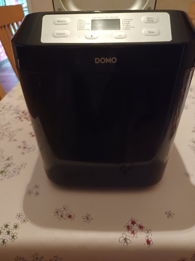 Domo broodbakmachine, Electroménager, Machines à pain, 800 à 1200 grammes de pâte, Enlèvement, Utilisé, Avec minuteur