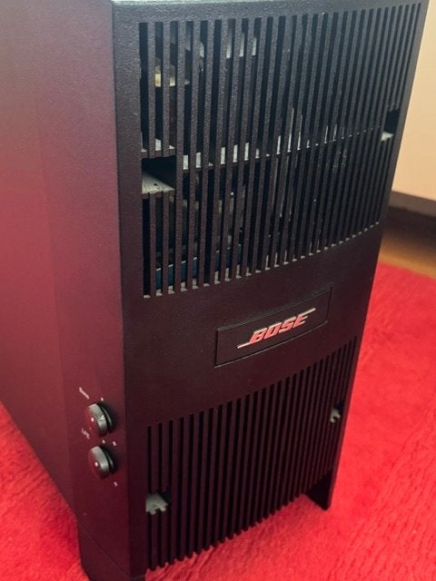 Bose Acoustimass 10 IV, Autres marques, 60 à 120 watts, Enlèvement, Utilisé
