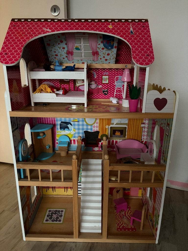 Poppenhuis, Kinderen en Baby's, Ophalen, Gebruikt, Poppenhuis