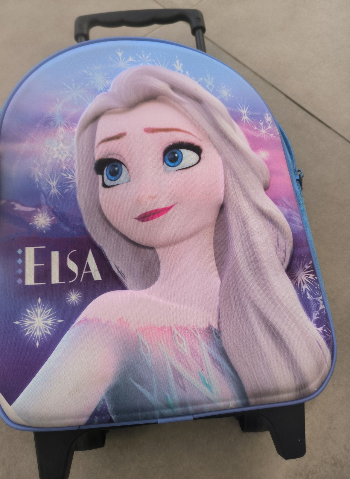 Sac à dos ( la reine des neiges: ) à roulettes.Comme neuf, Enlèvement