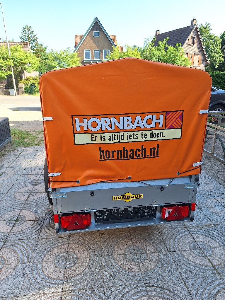Aanhanger met huif, Ophalen, Zo goed als nieuw