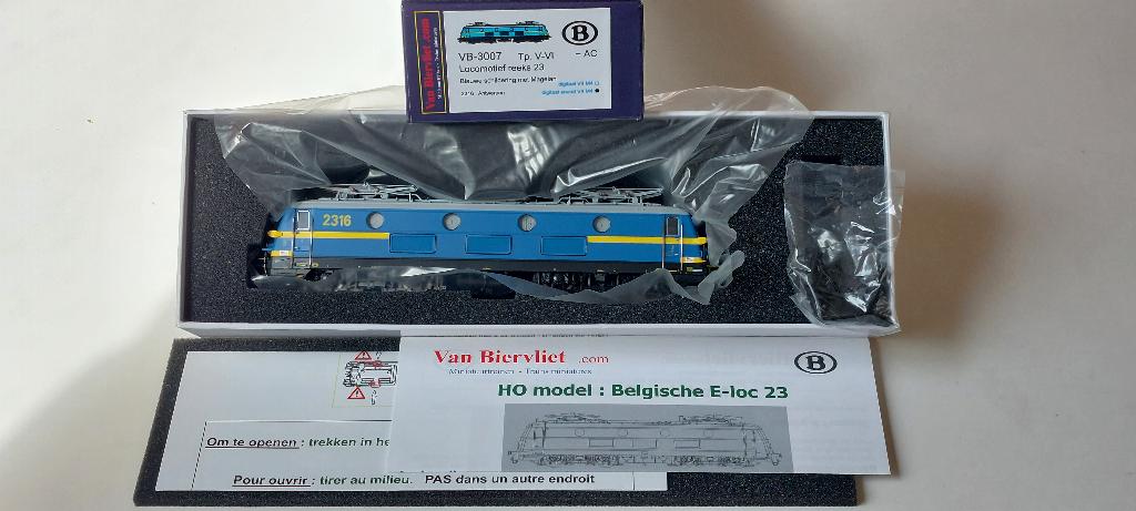 SNCB/NMBS VAN BIERVLIET LOCO SERIE 2316*HO*AC/DIG/SOUND, Hobby & Loisirs créatifs, Trains miniatures | HO, Neuf, Locomotive, Autres marques