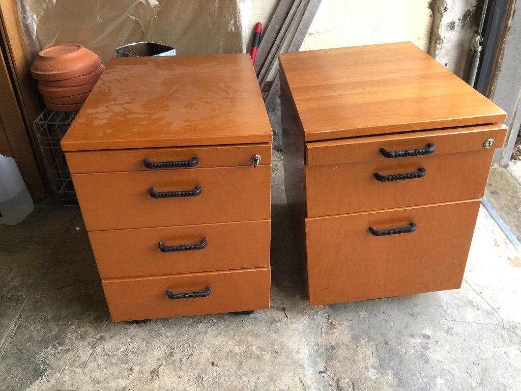 Meuble de bureau à tiroirs, Autres marques, Autres types, Avec tiroirs, 45 cm