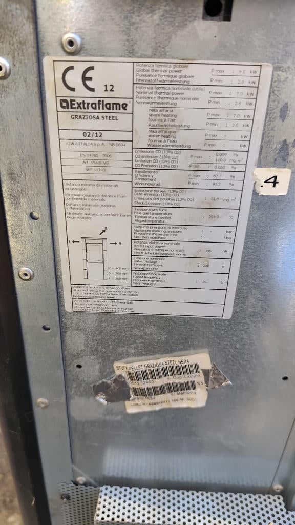 pelletkachel, Huis en Inrichting, Kachels, Gebruikt, Vrijstaand, Pelletkachel, Overige brandstoffen, Ophalen