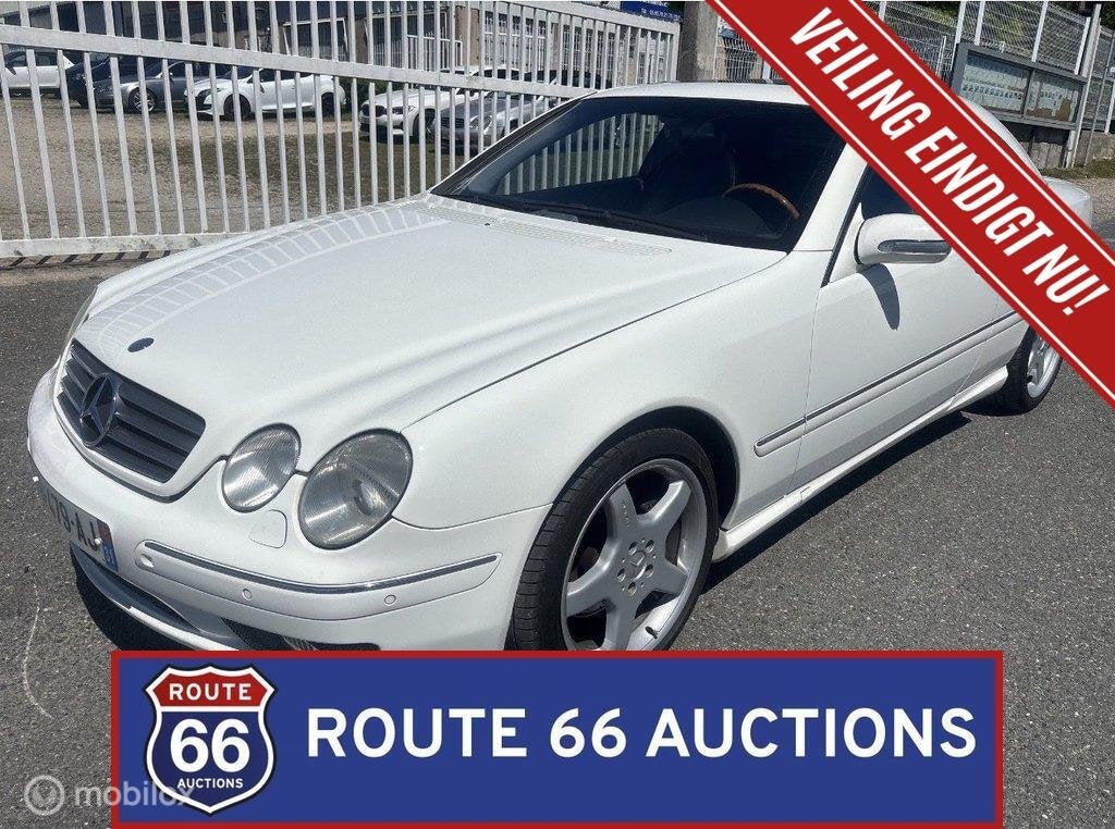 Mercedes-Benz CL 55 AMG | 2001 | Route 66 Auctions, Autos, Achat, Entreprise, Boîte manuelle, Autre carrosserie