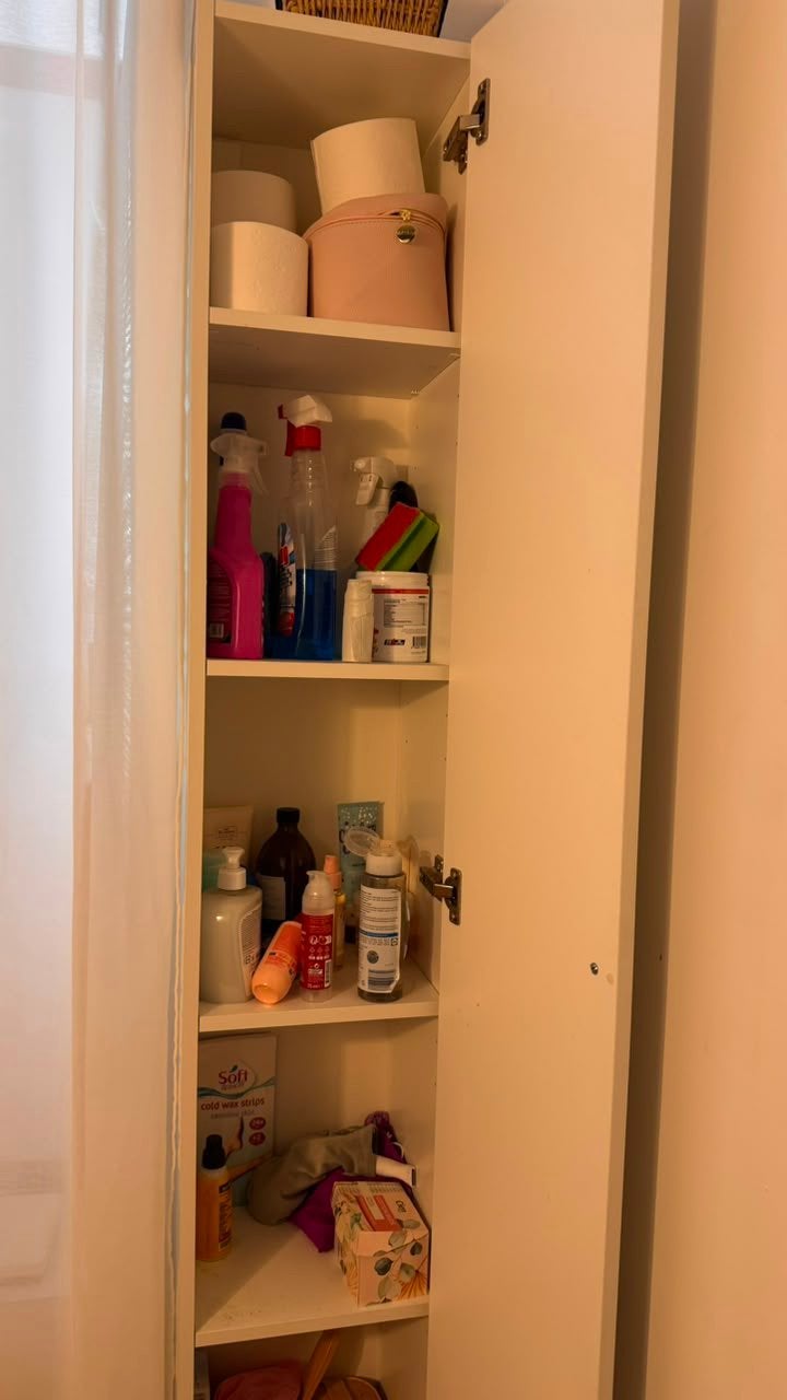 Meuble de salle de bain Ikea NYSJÖN - blanc, 25 à 50 cm, Armoire (mi-)haute, Comme neuf, Moins de 50 cm