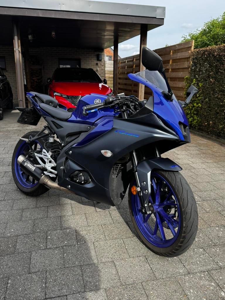 2023 Yamaha R125 blauw, Fietsen en Brommers, Ophalen, 125 cc, Zo goed als nieuw, Benzine