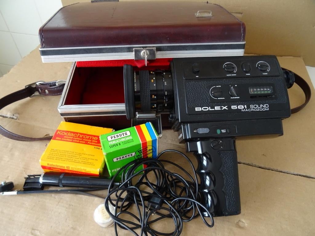 Caméra de cinéma vintage Bolex 581 Sound Macro Zoom 1977, Bolex, Enlèvement ou Envoi, 8 mm, Nvt