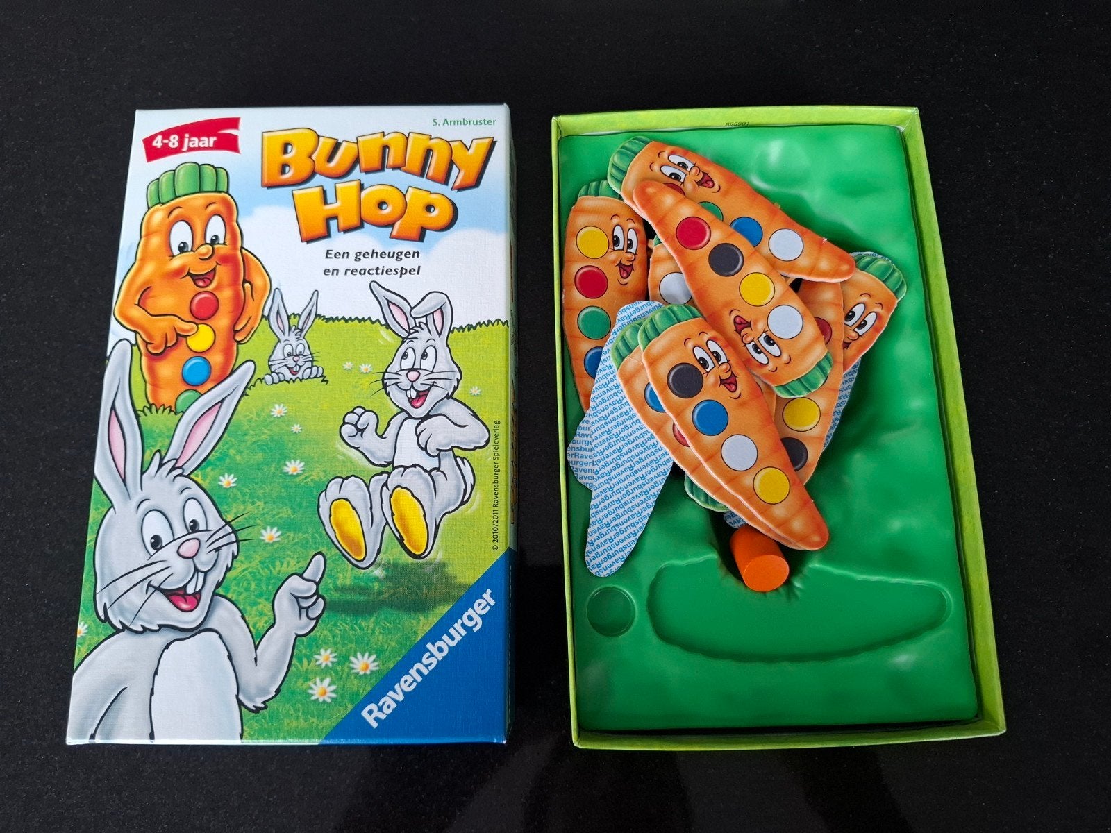 jeu de voyage Bunny Hop pour 4 à 8 ans, Enlèvement ou Envoi, Comme neuf, Ravensburger