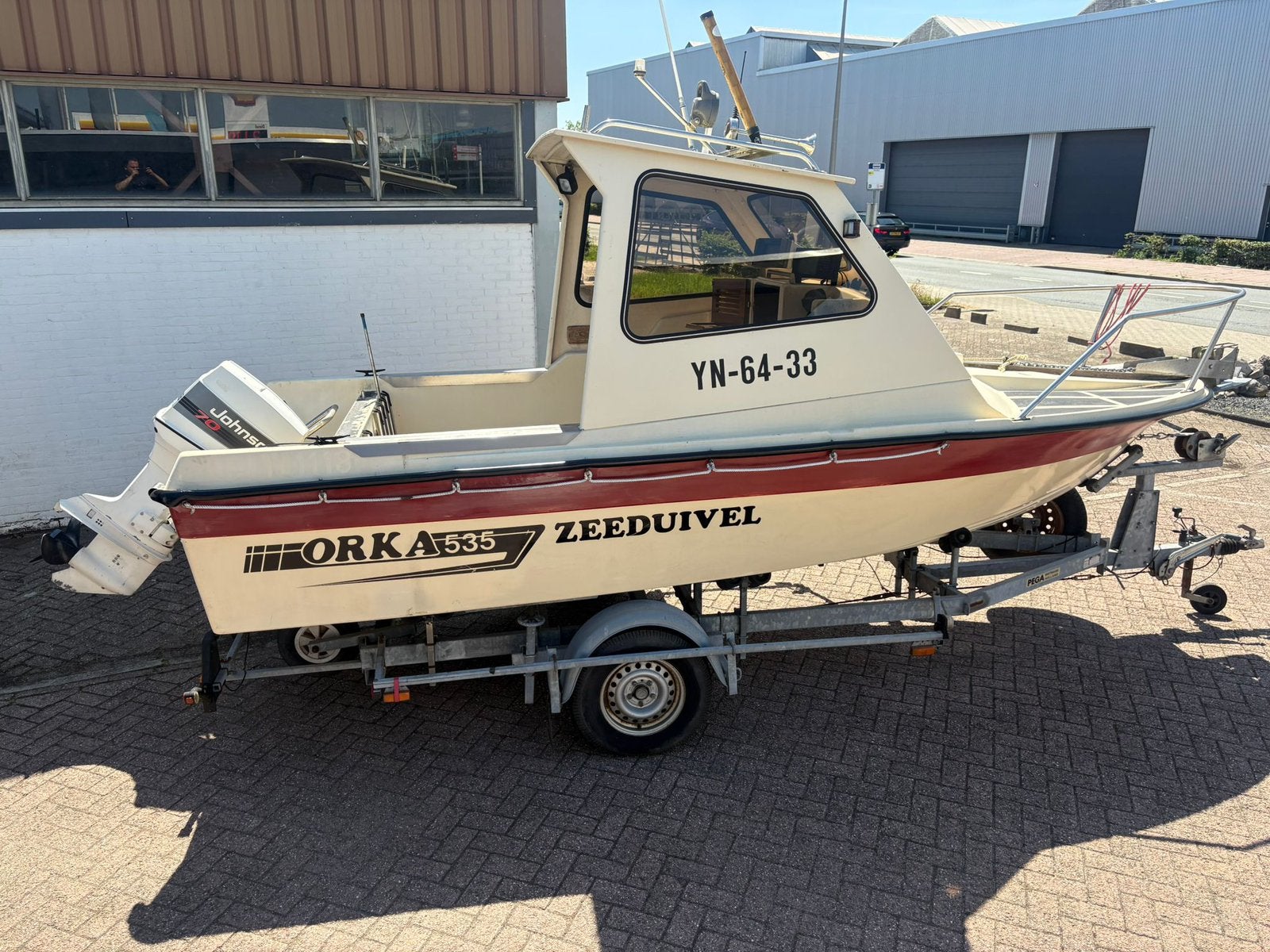 Bateau de pêche en mer Orka 535, 70 ch, Enlèvement, Utilisé, Autres marques