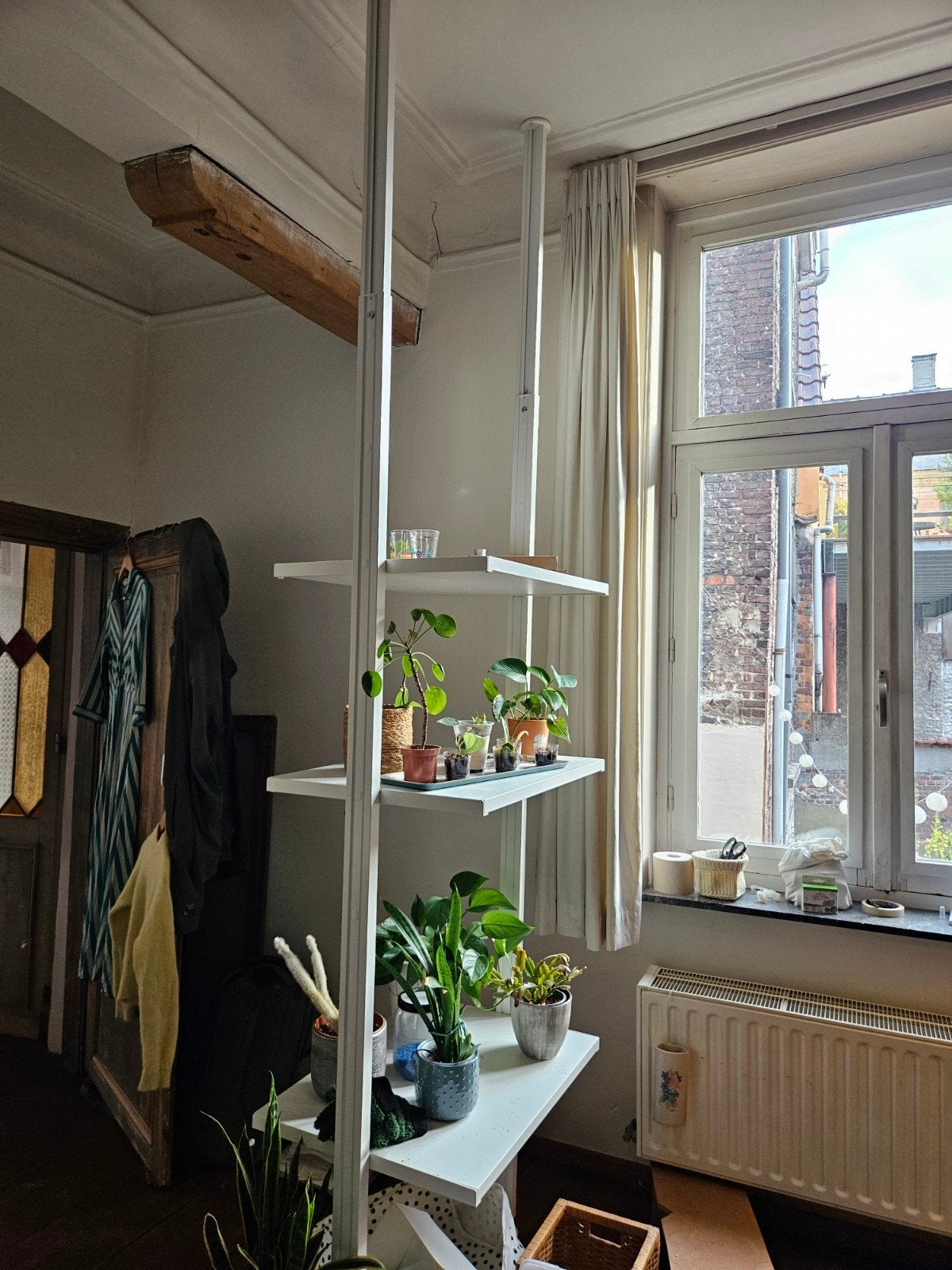 IKEA ELVARLI opbergsysteem – 2 poten, 3 planken, Huis en Inrichting, Ophalen