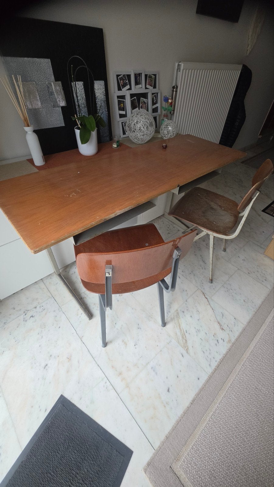 Banc vintage 2 chaises, Maison & Meubles, Vintage