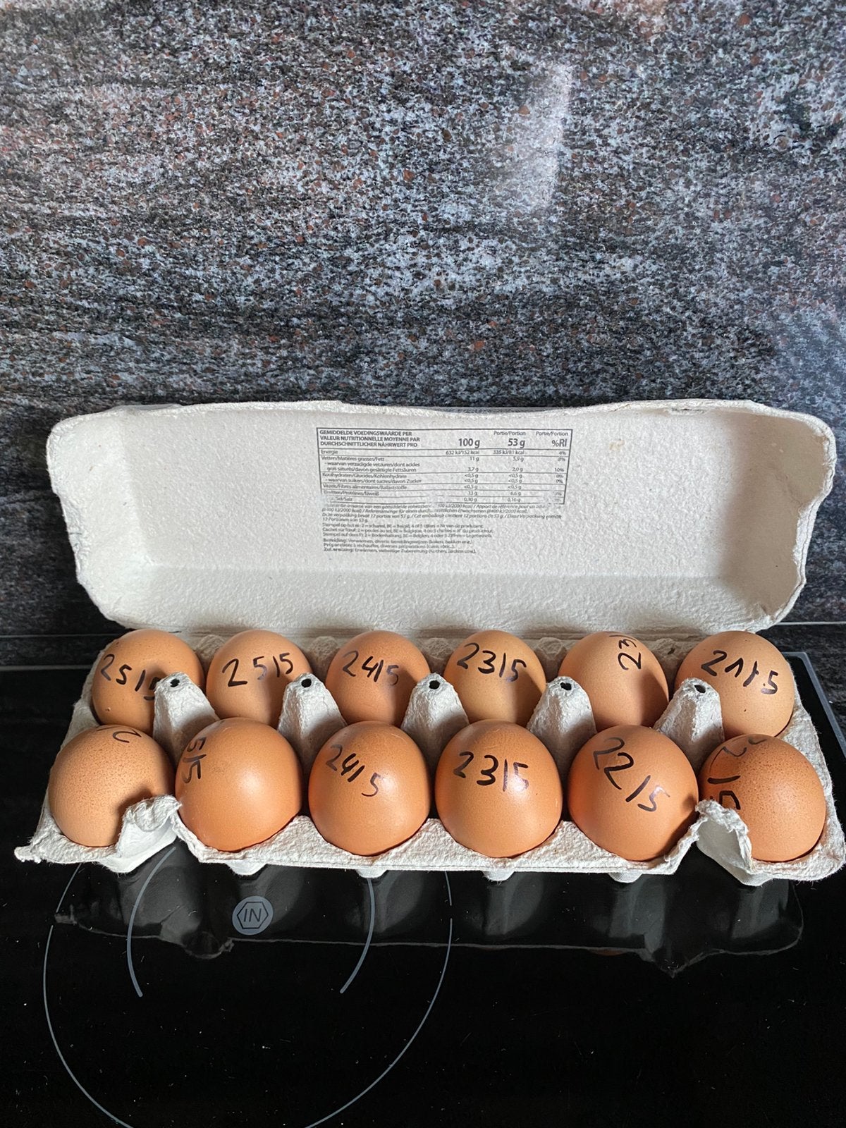 Eieren, Enlèvement