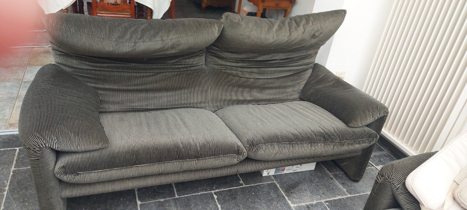 Cassina Maralunga bank, 2 x 2zit, Maison & Meubles, Canapés | Salons, Enlèvement, Tissus