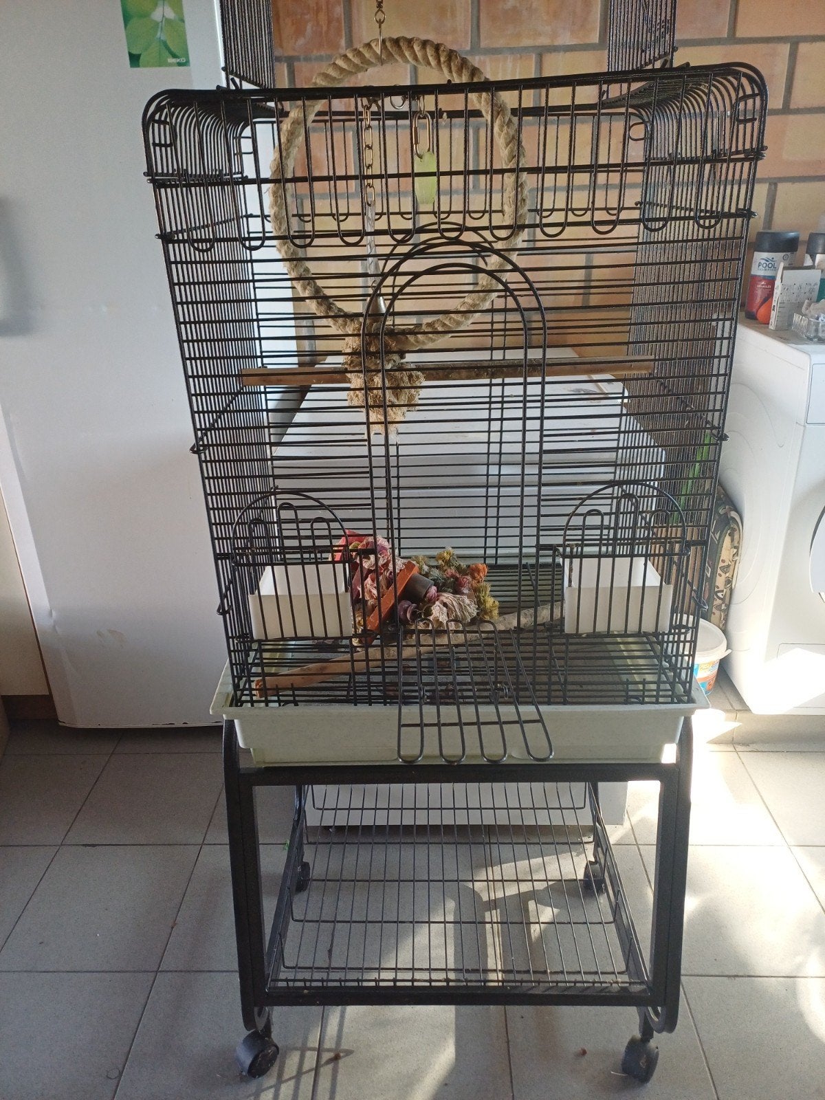 papegaaienkooi, Dieren en Toebehoren, Ophalen, Gebruikt, Vogelkooi