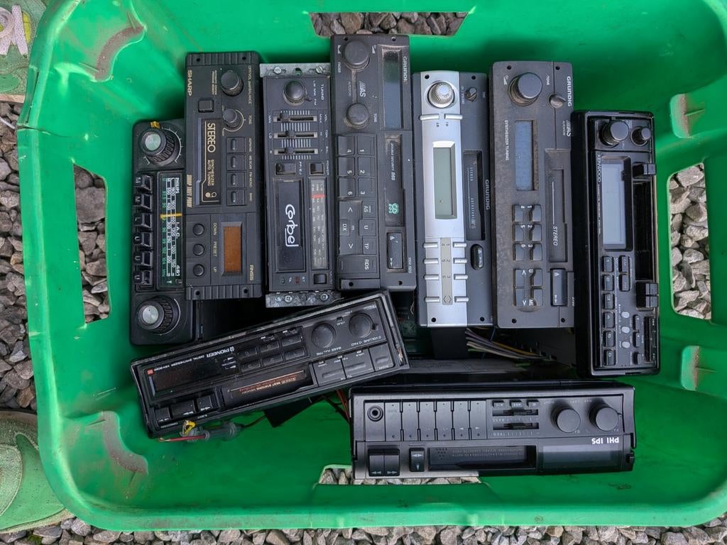 Lot d autoradio et radio cassette, Enlèvement