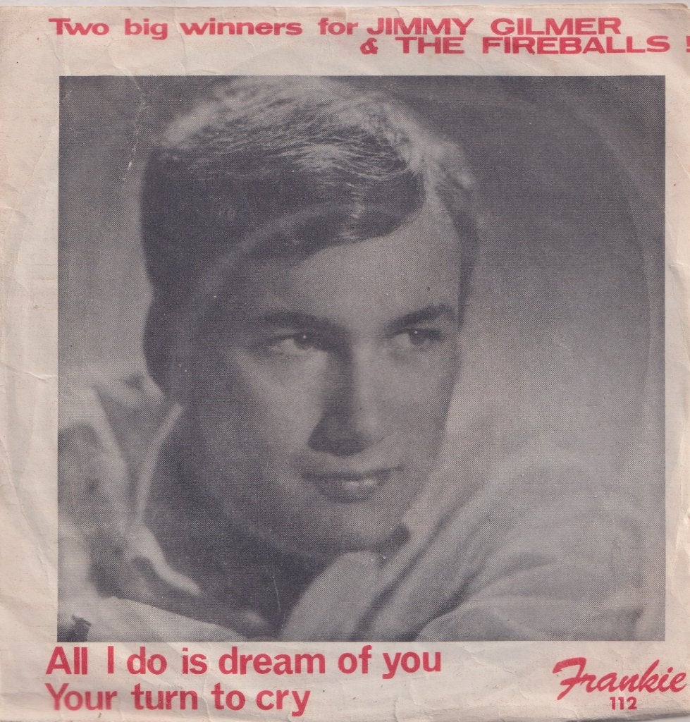 Jimmy Gilmer & The Fireballs – All I do is dream of you, Enlèvement ou Envoi, Utilisé, 7 inch, Pop