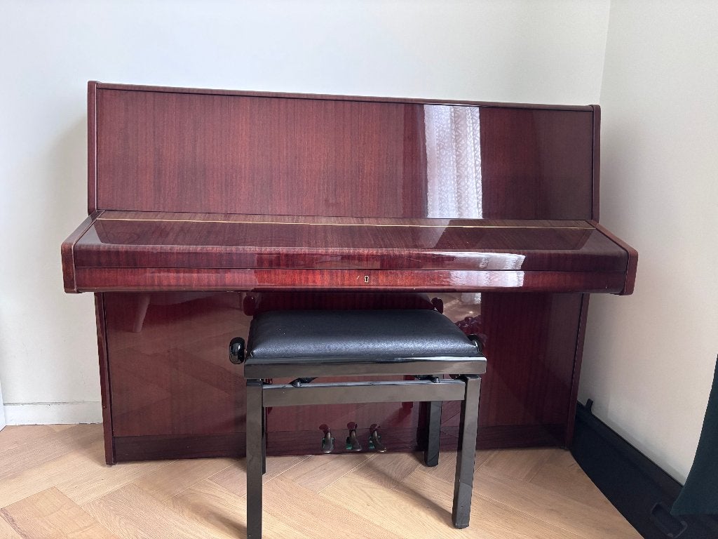 Piano Geyer 110, Ophalen, Zo goed als nieuw, Bruin, Piano