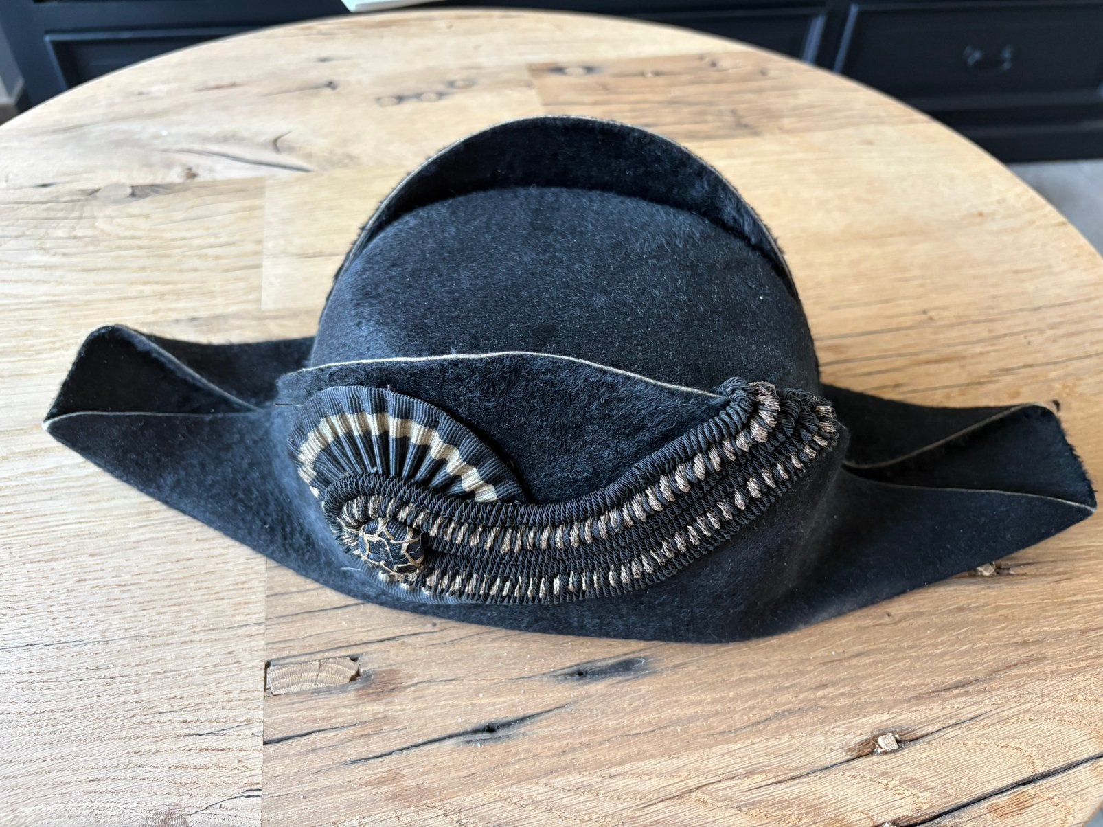Antieke Bicorne Hoed (Steek) – 19e-eeuws Militaria / Uniform, Ophalen