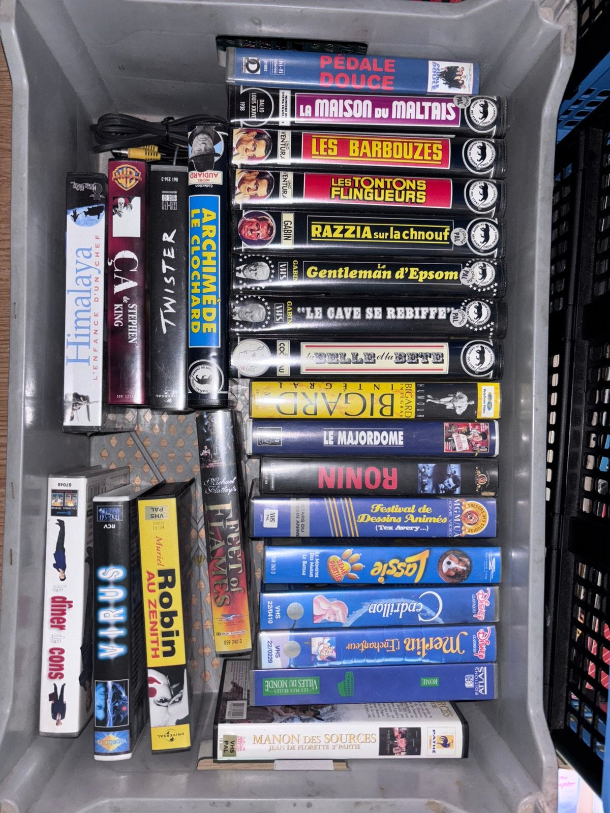 Lot Cassettes VHS, CD & DVD, Enlèvement ou Envoi, Utilisé, Français, VHS