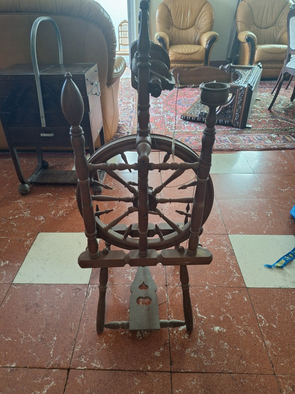 rouet ancien, Enlèvement, Rouet