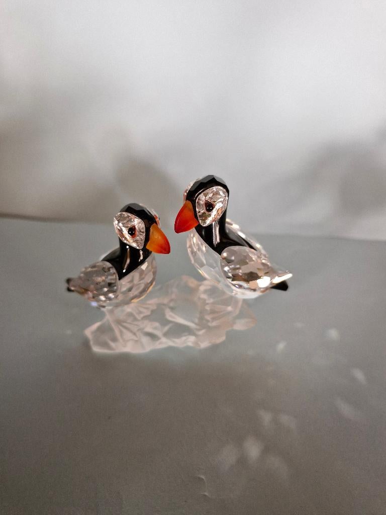 Swarovski papegaaiduikers, Verzamelen, Swarovski, Ophalen of Verzenden, Zo goed als nieuw, Figuurtje