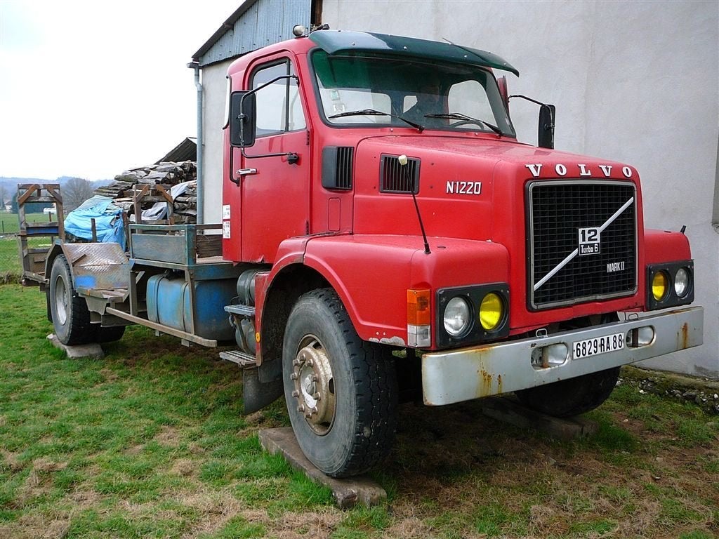 SCANIA 144 V8 tracteur  RENAULT R310   Volvo N12 tracteur, Argent ou Gris, Achat, Boîte manuelle, Bleu
