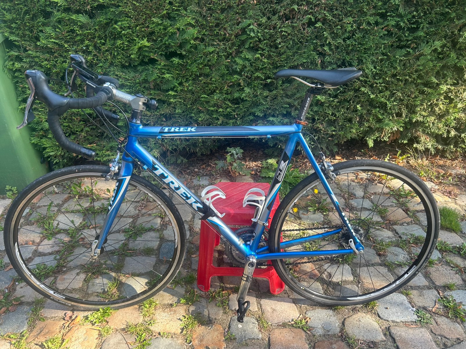 Trek race fiets 58cm, Fietsen en Brommers, Minder dan 10 versnellingen, Gebruikt, Velgrem, 57 tot 61 cm