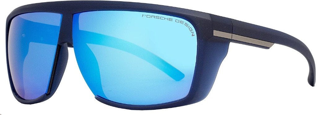 NIEUWE PORSCHE ZONNEBRIL P8597 blauwe spiegelglazen, Neuf, Autres marques, Enlèvement ou Envoi, Lunettes de soleil