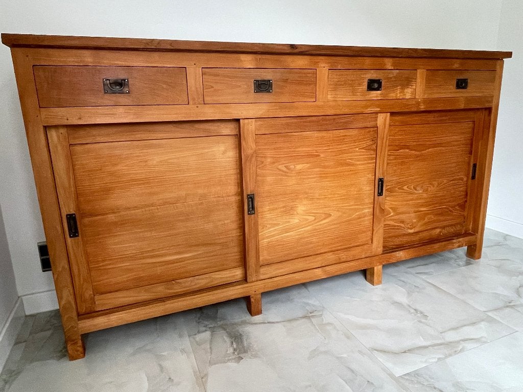 Teak dressoir kast, Enlèvement, Comme neuf, Teck