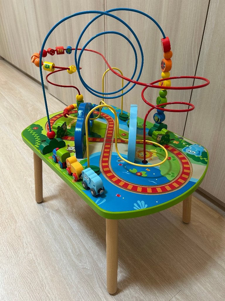 Speeltafel Hape - Jungle avontuur spoorweg, Kinderen en Baby's, Ophalen, Zo goed als nieuw, Overige typen