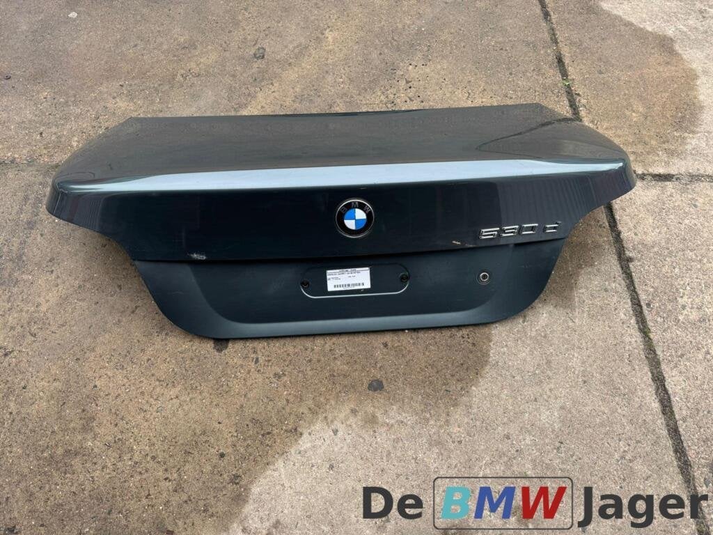 Achterklep grijs-groenBMW 5-serie E60 41627122441, Enlèvement ou Envoi, Haillon arrière, Utilisé, BMW
