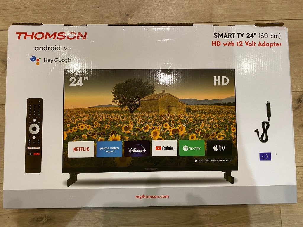 Téléviseur Thompson 12 V à 220 V, Caravanes & Camping, Enlèvement ou Envoi, Utilisé