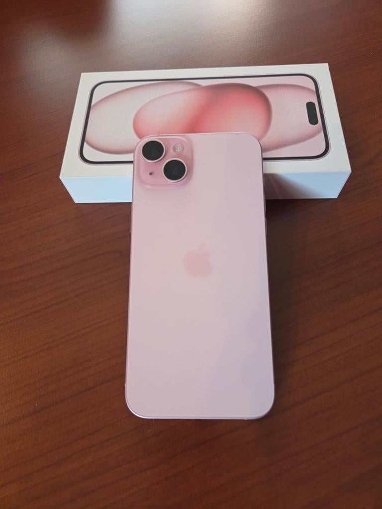 I phone 15 Plus Pink/rose 128GB, Enlèvement
